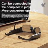 Wireless Anti-blue Light Smart Glasses for Cycling and Sports - Top-Down View