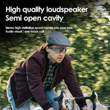 Wireless Anti-blue Light Smart Glasses for Cycling and Sports - Rear View