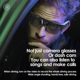 Wireless Anti-blue Light Smart Glasses for Cycling and Sports - Close-Up Angle