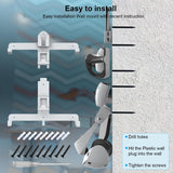 Wall Storage Bracket for Ps5 Vr2 Helmet / Headset / Handle / Remote Control - White