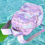 Backpack Set with Lunch Bag & Pencil Case for Kids - Pink - Low Angle