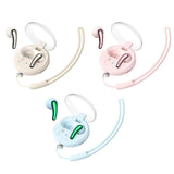 Wireless In-ear Earphones with Low Delayed Bluetooth - Clearbuds C1 - Pink - Side View