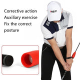 Improve Golf Swing with Wedge Trainer - Red - 45-Degree Angle