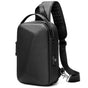 Waterproof Chest Bag Usb Port Lightweight Outdoor Shoulder Messenger Bag