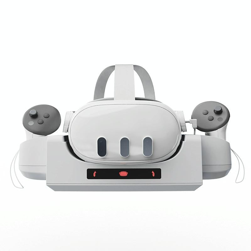 Gray Wall Mount for Meta Quest 3 Vr Helmet Charging