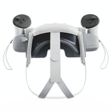 Gray Wall Mount for Meta Quest 3 Vr Helmet Charging - Rear View
