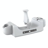 Gray Wall Mount for Meta Quest 3 Vr Helmet Charging - Low Angle