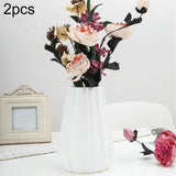 2-piece Plastic Vase for Creative Flower Arrangements - Pink - Extra Image