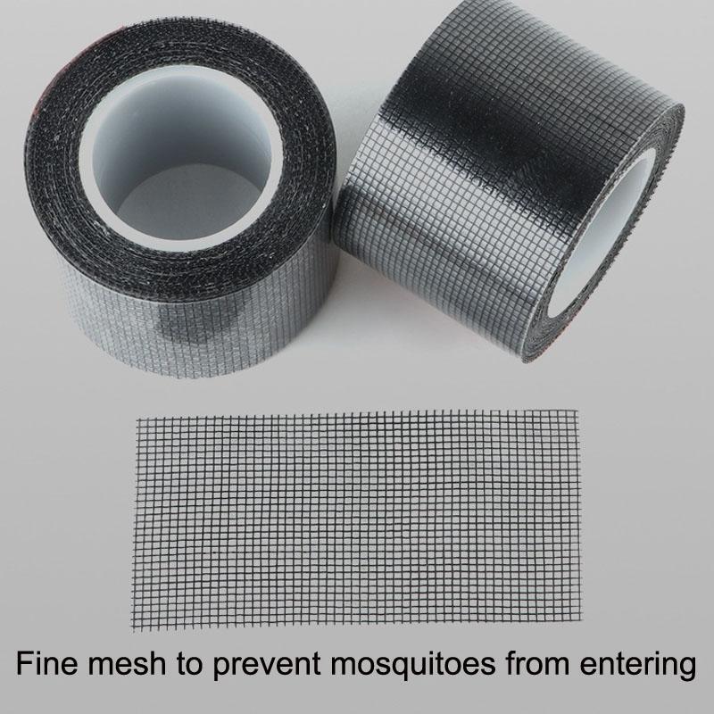 Anti-mosquito Window Screen Curtain - Repair Subsidy - Gray