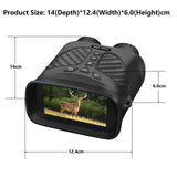 3 Ips Screen Digital Night Vision Binoculars with 3 Display - Black - Extra Image