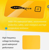 5L Waterproof Drifting Stream Bag Foldable Storage Bucket - Yellow - Close-Up Angle