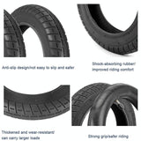 10x2 Inner Tube & Outer Tire Combo for Xiaomi M365 / M365 Pro Electric Scooter - Black - Close-Up Angle