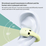 Symphony Gs09s Tws Bluetooth Earphones - Zga Air Conduction - Black - Top-Down View
