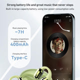 Symphony Gs09s Tws Bluetooth Earphones - Zga Air Conduction - Black - Low Angle