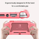 Protective Tpu Shell for Nintendo Switch Lite - Pink - Close-Up Angle