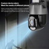 Wireless Wifi Laser Camera With Two-Way Voice & Mobile Monitoring - 5Mp Black - Extra Image