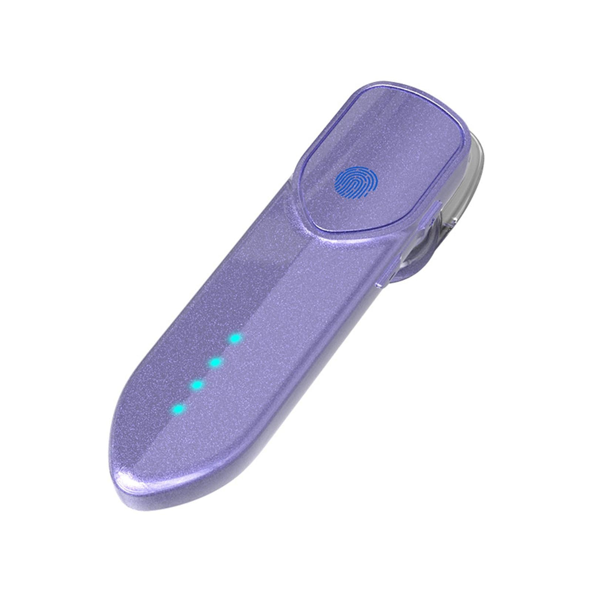 Business Style Bluetooth 5.0 Earphone with Fingerprint Touch - Black