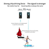 Waterproof T8 Wireless Bluetooth Earbuds with Led Display - Black - 45-Degree Angle