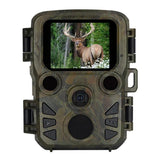 Outdoor Night Vision Hunting Camera with 4k Hd and Infrared Induction Camouflage Design - Front View