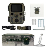 Outdoor Night Vision Hunting Camera with 4k Hd and Infrared Induction Camouflage Design - Side View