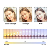 Selfie Live Broadcast Ring Light for Beautifying and Fill Lighting