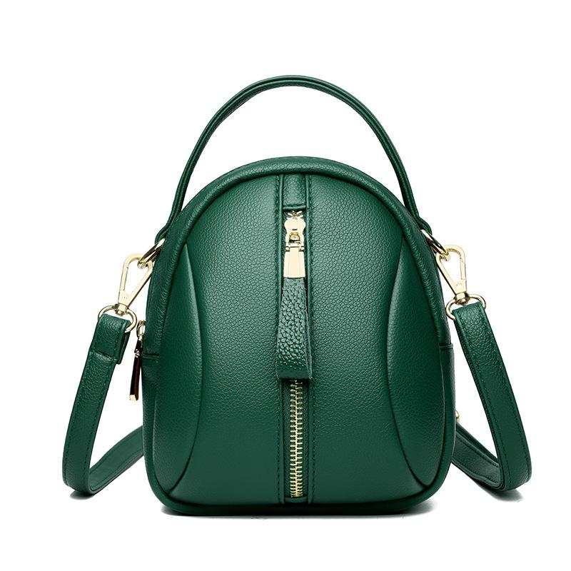 Multi Compartment Shoulder Bag For Women - Red
