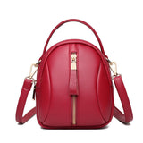 Multi Compartment Shoulder Bag For Women - Red - Extra Image