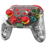 Wireless Dual Vibration Gamepad for Ps3 / Ps4 with Rgb Lights - Red - Front View