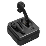 Mini Touch Control Wireless Earbuds with Charger Box - Hifi Bluetooth Tws - Black - Front View