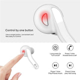 Mini Touch Control Wireless Earbuds with Charger Box - Hifi Bluetooth Tws - Black - 45-Degree Angle