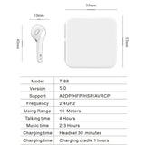 Mini Touch Control Wireless Earbuds with Charger Box - Hifi Bluetooth Tws - Black - Extra Image