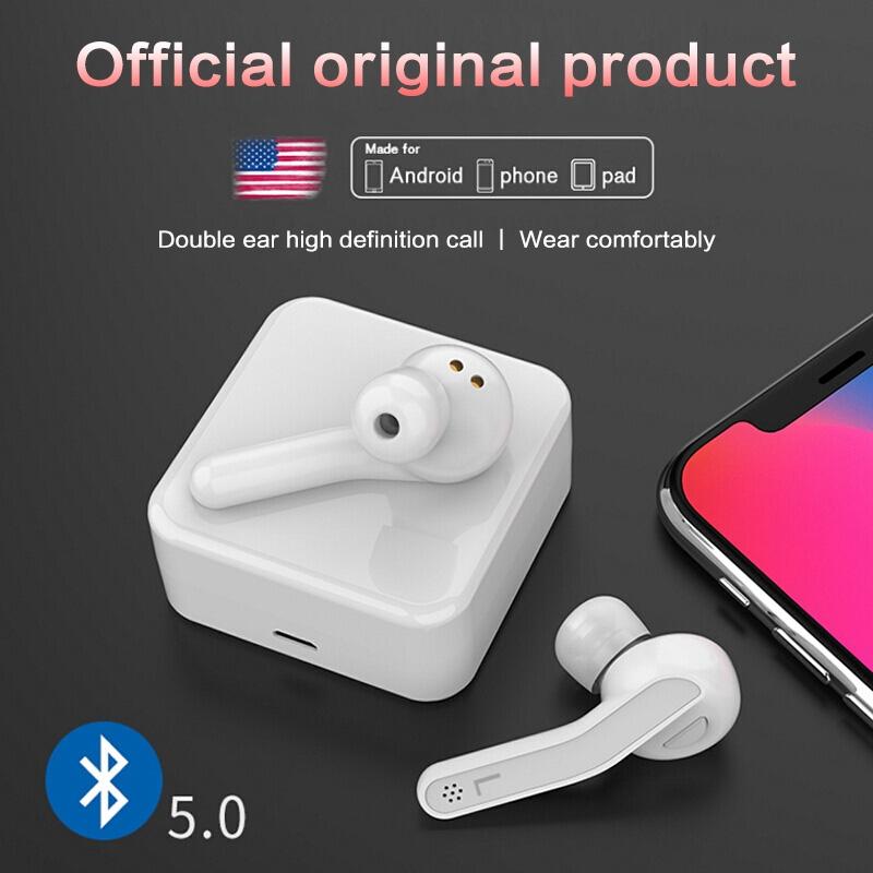 Mini Touch Control Wireless Earbuds with Charger Box - Hifi Bluetooth Tws - Black