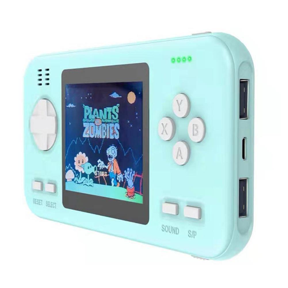 Portable Game Console With 8000Mah Battery And Colour Screen - Black Orange