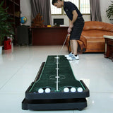 Tl010 Indoor Golf Adjustable Slope Push Rod Practice Home Velvet Practice Blanket Single Exercise Device English Packaging - Front View