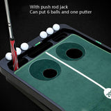 Tl010 Indoor Golf Adjustable Slope Push Rod Practice Home Velvet Practice Blanket Single Exercise Device English Packaging - Low Angle