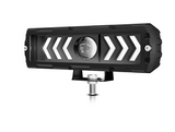 6 Inch Arrow Monocular Spotlight Black - Front View