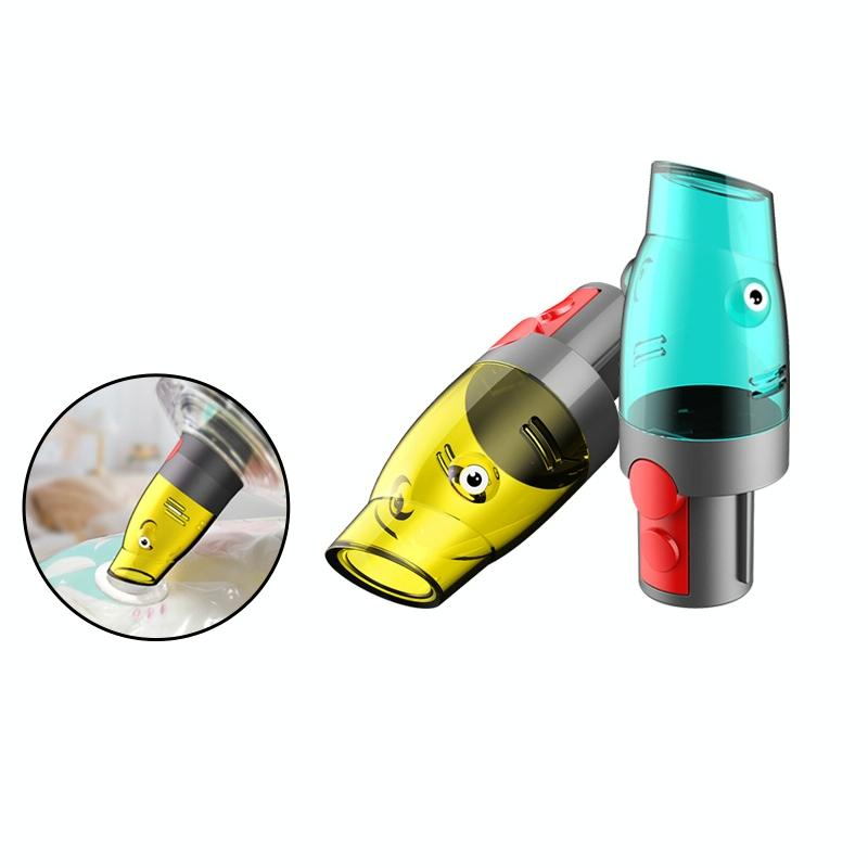 Universal Vacuum Suction Tip Adapter for Dyson Vacs - Yellow