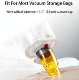 Universal Vacuum Suction Tip Adapter for Dyson Vacs - Yellow - 45-Degree Angle