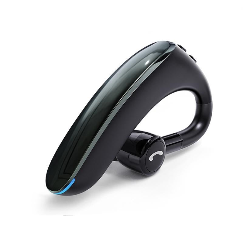 180 Degree Rotating Wireless Bluetooth Car Handsfree Earphones - Black Gray