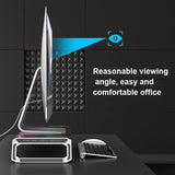 Foldable Laptop Stand with Rgb Lighting & Usb Expansion - Monitor Rack - Moonlight White - Extra Image