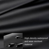 Men Outdoor Chest Bag Messenger Bag - Black - Close-Up Angle