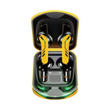 Wireless Gaming Earphones - Va07 Bluetooth - Orange - Side View