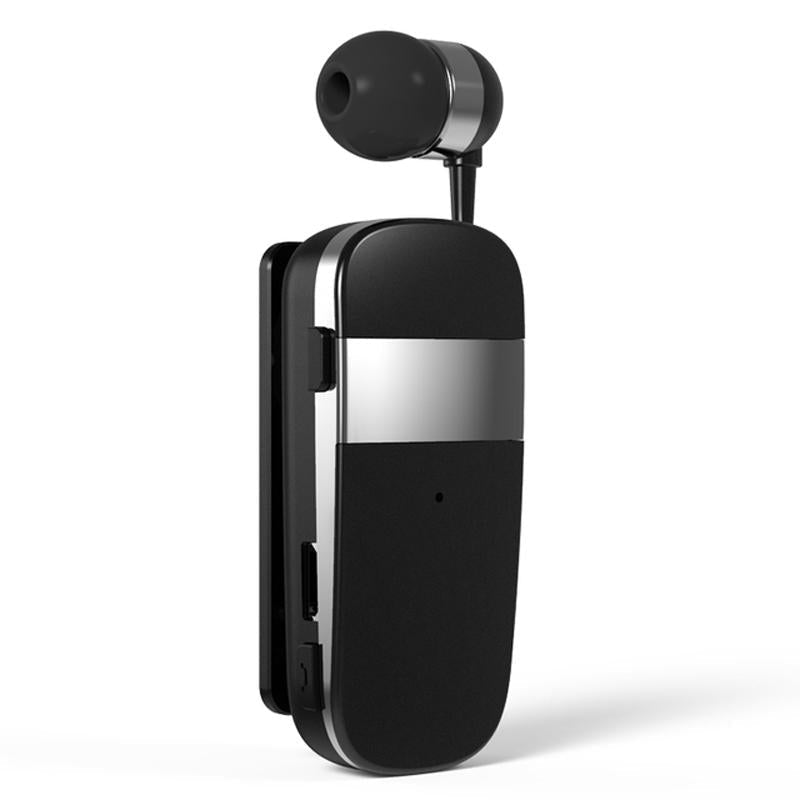 Wireless Bluetooth Earphone with Vibration Reminder for Phone - Black
