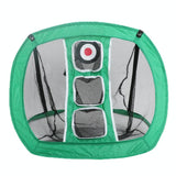 Foldable Square Golf Net For Indoor Practice - Low Angle