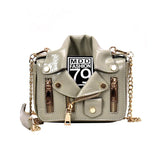 Stylish Pu Leather Shoulder Bag For Women - White