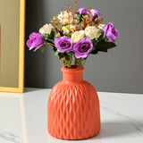 Versatile Drop-resistant Potted Plant Vase for Wet and Dry - Milk White - Low Angle