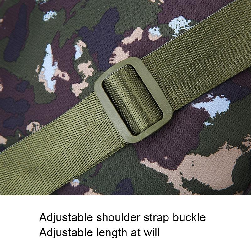 Waterproof Men Crossbody Bag Outdoor Cloth Sling For Hands Free Convenience - Dark Blue