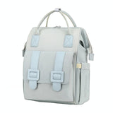 Convertible Diaper Bag Backpack for Baby Care - Grey