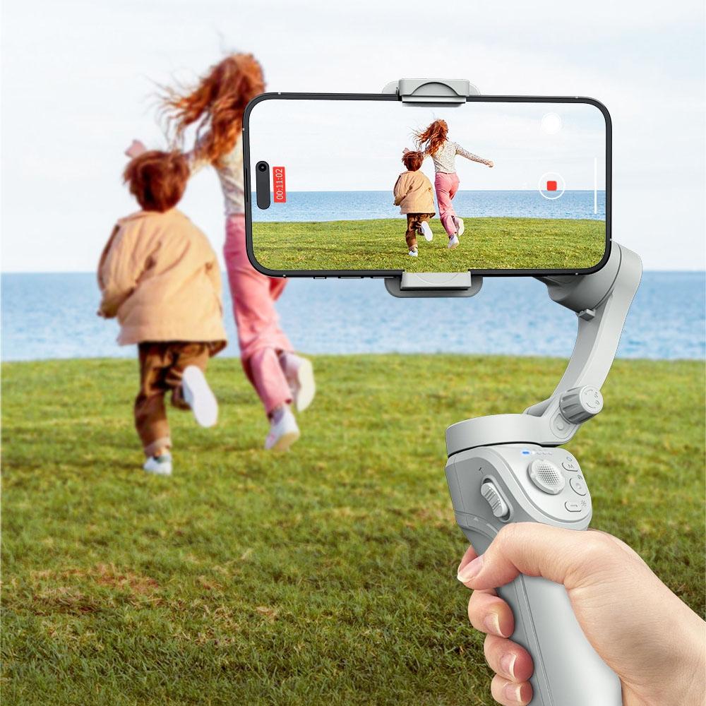 Three-axis Handheld Gimbal for Sf18 Phone - Anti-shake White