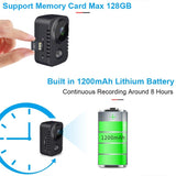 1080P Night Vision Surveillance Camera - Black - 45-Degree Angle
